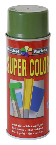 Lack-Spray Super-color 400ml Ral 6011 maschinengruen